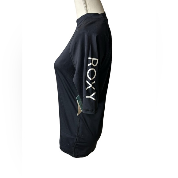 ROXY Beach Classics Short Sleeve Rashguard sun protection lightweight shirt NWT - Picture 10 of 14
